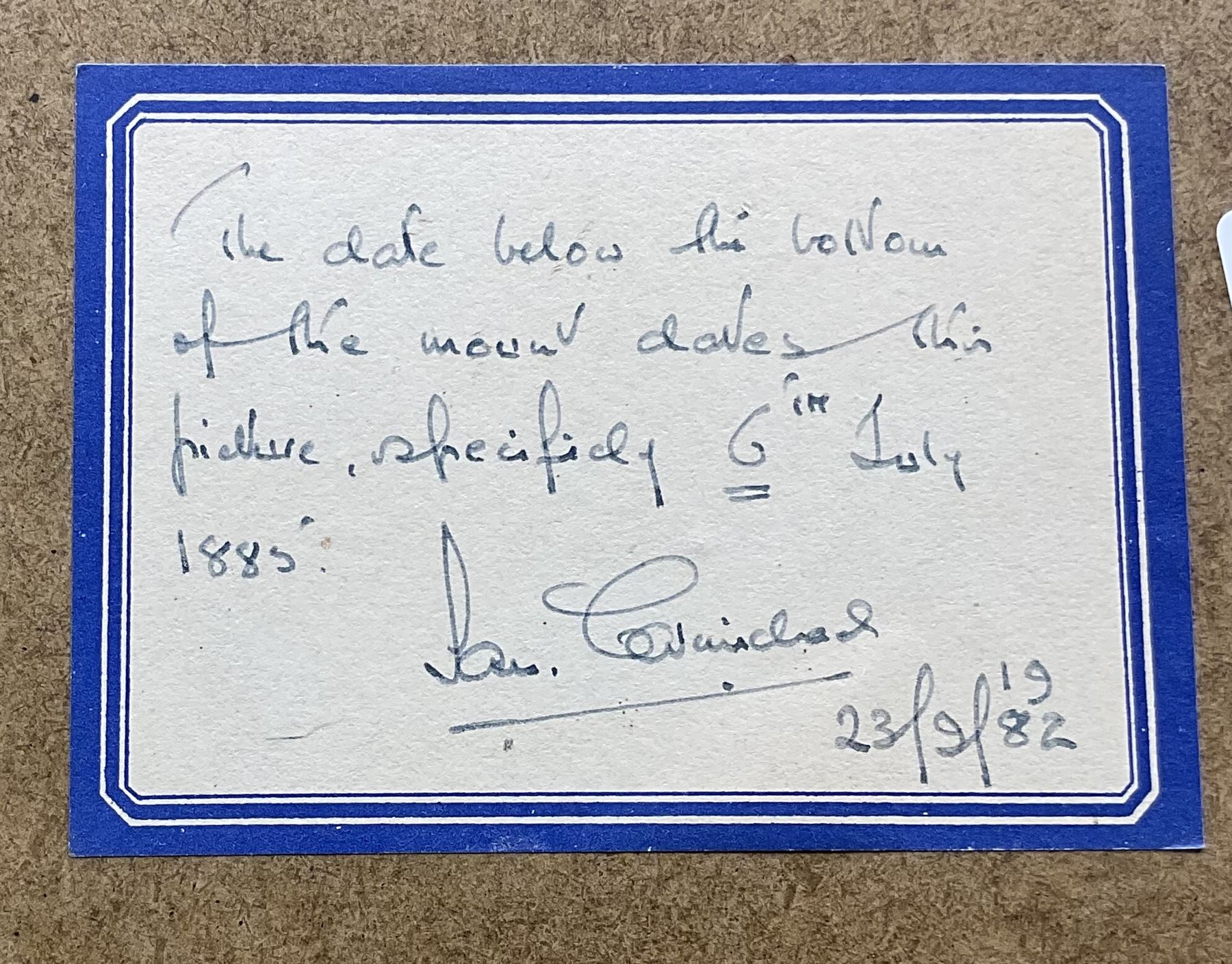 Mary Weatherill (British 1834-1913): 'Eide - Graven' Norway, watercolour unsigned, titled and dated July 1885 on the mount 29cm x 25cm