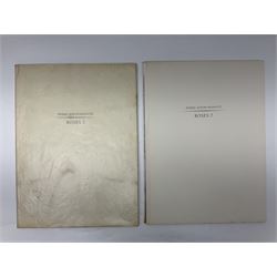 Pierre-Joseph Redoute; two copies of Roses 2, published by The Ariel Press, London 1956, containing coloured plates 