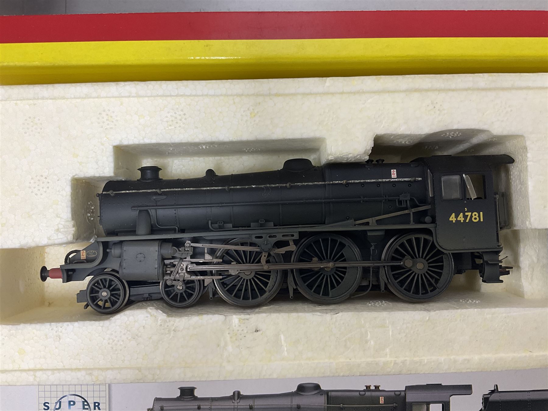 Hornby ‘00’ gauge - three ‘weathered’ locomotives comprising Class 8F 2-8-0 locomotive no.48062 in BR black; Class 9F 2-10-0 locomotive no.92151 in BR black; Class 5MT 4-6-0 locomotive no.44781 in BR black; in original boxes (3) 