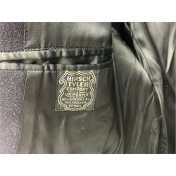 WW2 French Naval Officer's greatcoat; bears label 'Hirsch Tyler Company Uniforms 10th & Berks Sts Philadelphia Penna.'