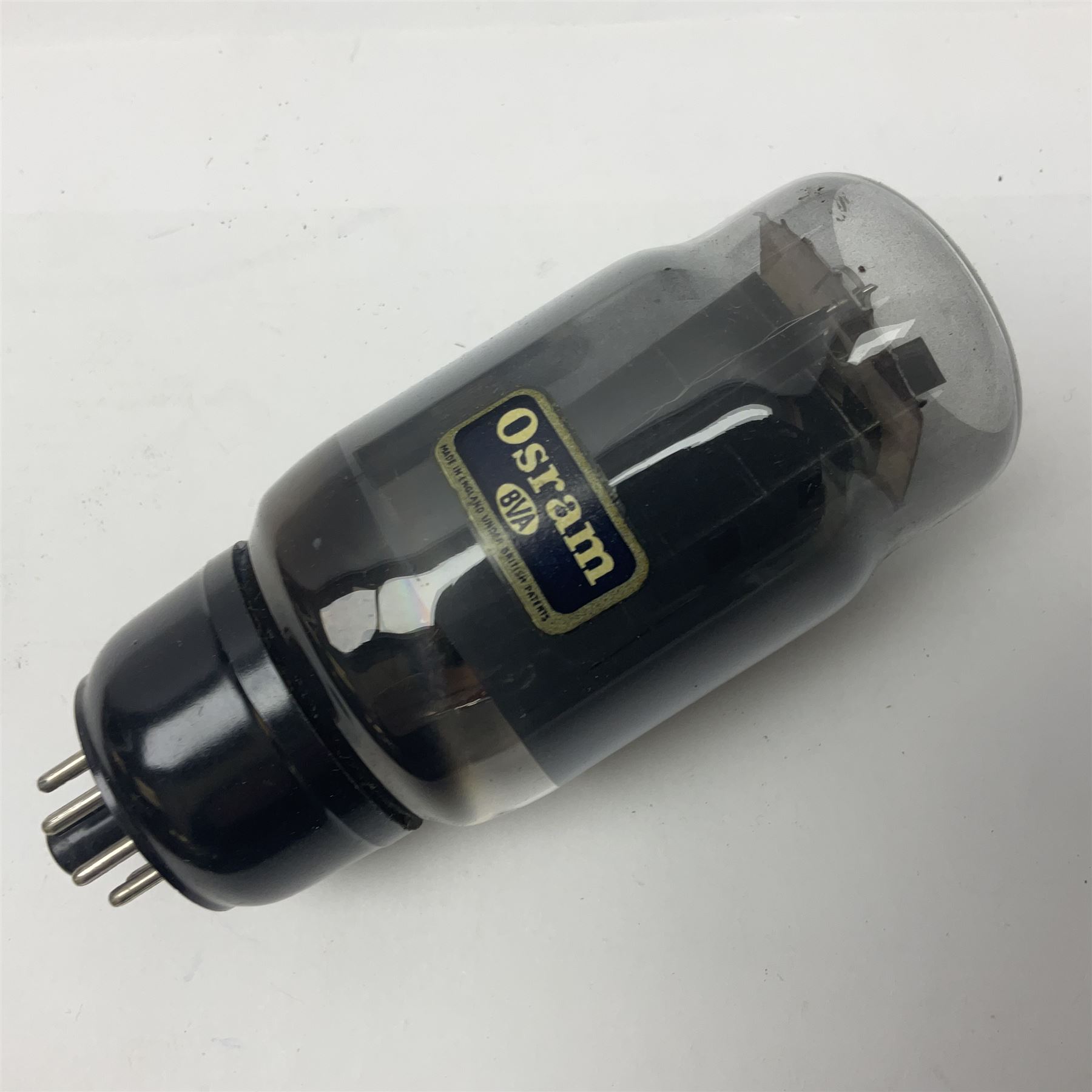Two Osram thermionic radio valves/vacuum tubes KT66, in original boxes