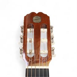 Admira Malaga classical guitar, in fitted hard case with black plush interior, guitar L100cm