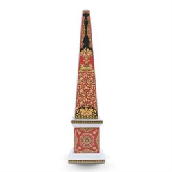 Rosenthal for Versace Medusa obelisk, H38cm