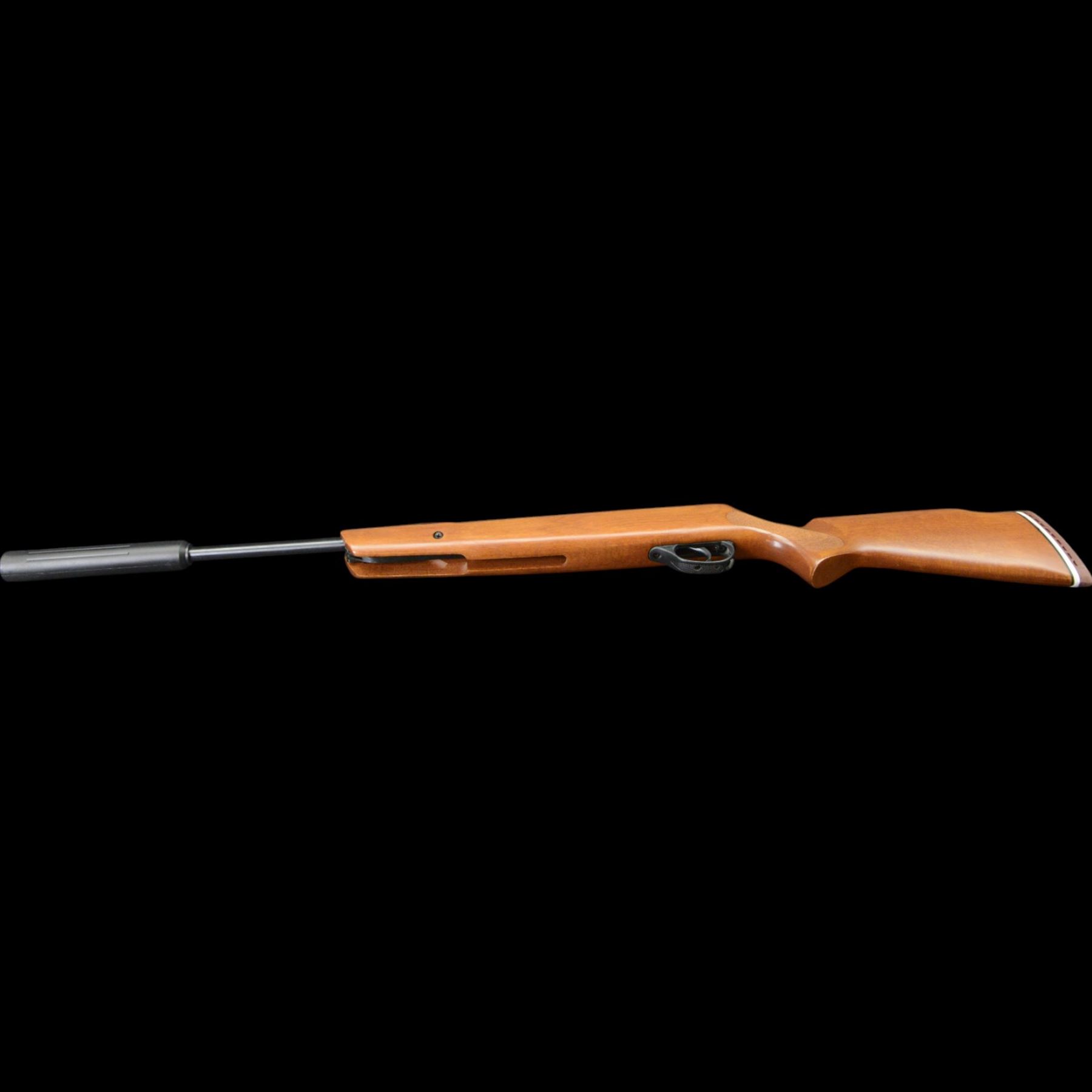 Hatsan Edgar Brothers Breaker 900X .177 air rifle with chequered semi-pistol grip and sound moderator, L113cm 