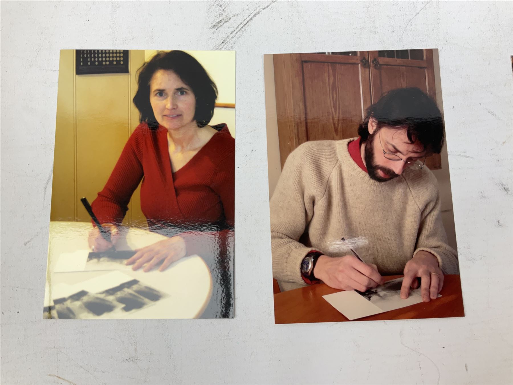 Titanic cover with Canadian cancellation signed David Haisman and cover with Queenstown cancellation signed by stamp designer, book signed David Haisman, two Titanic covers and book signed David Haisman, Titanic Facsimile postcard signed David Haisman and cover with Alderney cancellation signed by stamp designer, Biography of Edith Brown signed David Haisman (9)