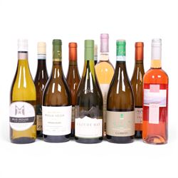 Mixed wine, including Henri Gaillard 2020 Cotes De Provence, Rioja Vega Tempranillo Blanco, Mud House 2023 Sauvignon Blanc etc various contents and proof 