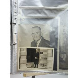 Collection of football memorabilia belonging and relating to the Hull based referee Frank Coultas, including 9ct gold Referee's medal for the 1957 Aston Villa v Manchester United FA Cup Final, inscribed 'The Football Association, F.B Coultas, F.A. Challenge Cup Competition, Final Tie 1957', hallmarked and in original case; the kit worn by him to referee the 1957 FA Cup Final and ephemera relating to the match including photographs, programmes and tickets; together with other football memorabilia collected by Frank Coultas, including programmes, photograph and ticket stubs, with some items relating to the 'Busby Babes'