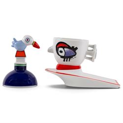 Otmar Alt (German 1940-) for Rosenthal Studio Line - 'Bird on the Roof' sculpture and 'Art...