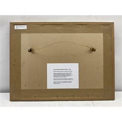 Leonard Robert Brightwell (British 1889-1962): 'Kings in Exile', drypoint etching signed and titled in pencil pub. James Connell & Sons 24cm x 38cm