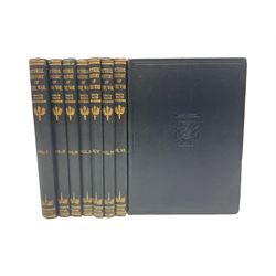 Eight volumes of Pictorial History of War edited by Walter Hutchinson 