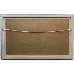 Peter Brook (Northern British 1927-2009): The Mill, impasto oil on board signed 63cm x 109cm 
Provenance: West Yorkshire dec'd estate; the deceased was good friends with the artist.