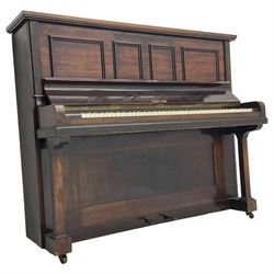 Cottam - Early 20th century (1920's) mahogany cased upright piano, with an overstrung frame and overdamper action, 85 notes A-A (seven octaves).