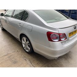 Lexus GS 450h saloon car, 3.5 SE-L, 4 door, CVT Auto
Year: 2010, September
Colour: Silver
Mileage: 50,000 approx.
Fuel: Petrol Hybrid
MOT Exp: 9th April 2025
Reg: RF60 YNV
V5: No

For sale by instruction from a local estate
Buyers Premium 10% plus VAT (12% inc.)

