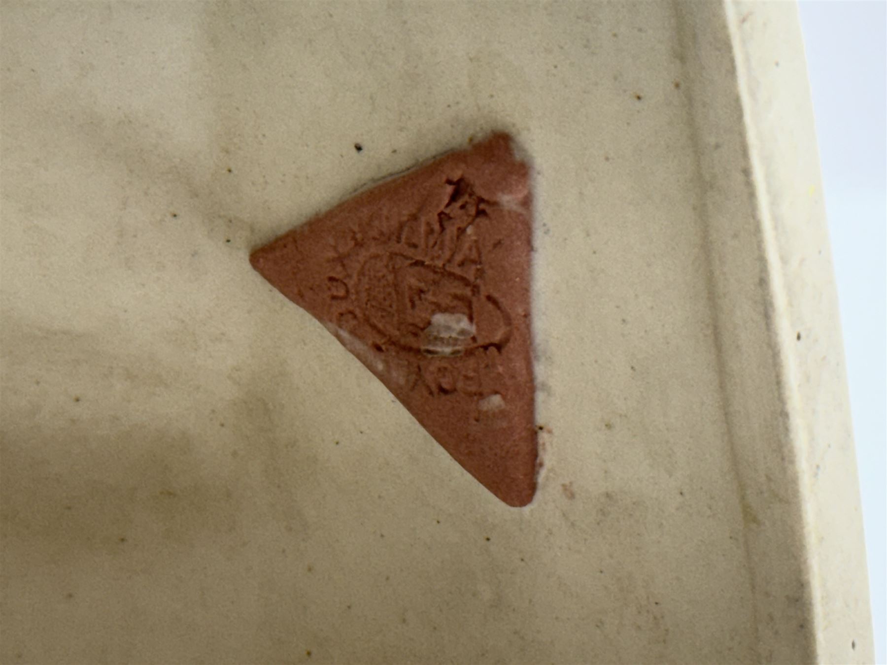 Royal Dux figure no. 686, modelled as a female water carrier, carrying two urns and wearing flowing green and pink robes, with applied pink triangle mark beneath, H61cm