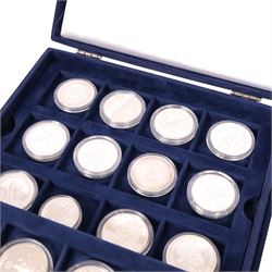 'The Olympic Commemorative Coin Collection', set of thirty-six silver proof coins, various countries and denominations, boxed