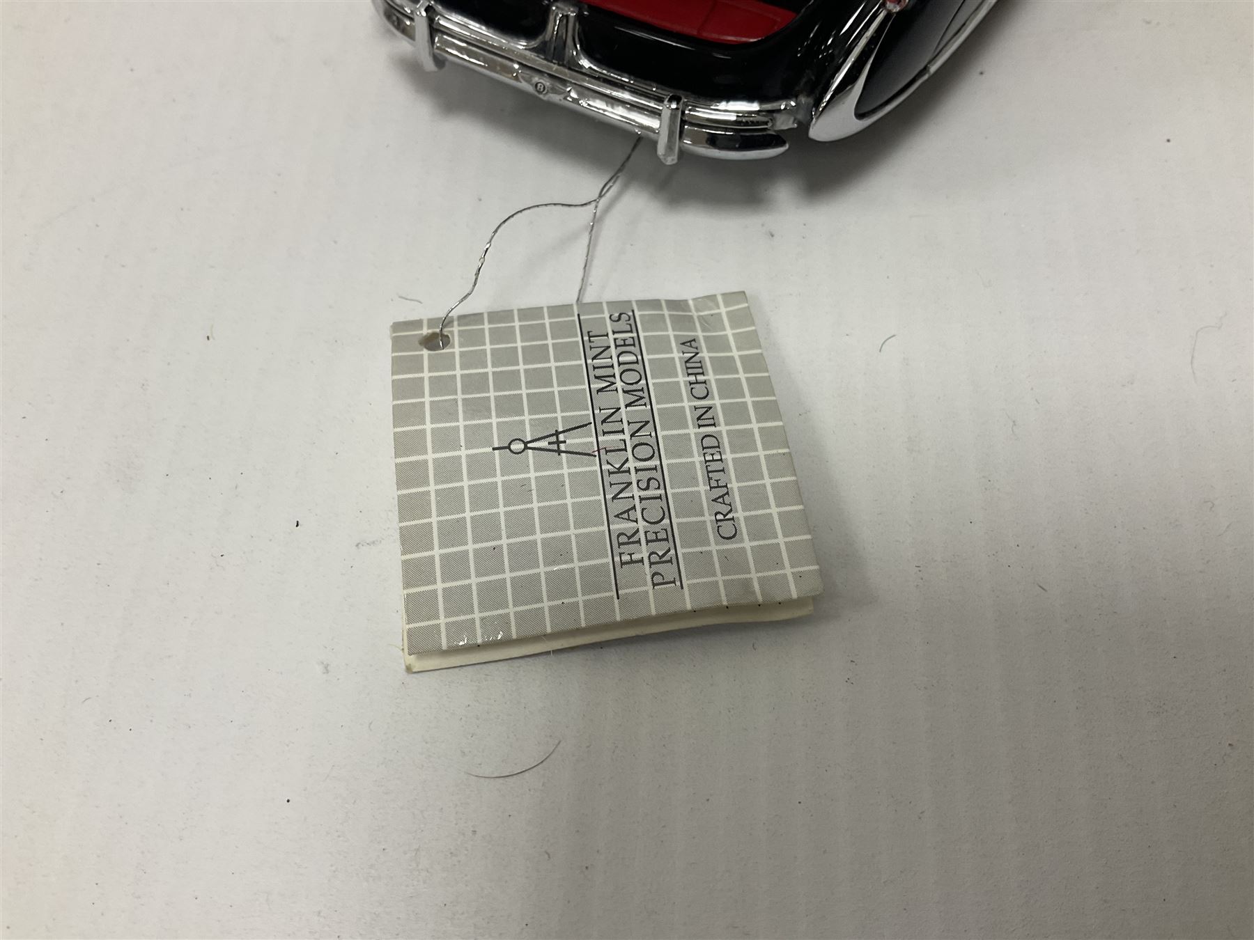 Franklin Mint - five 1:24 scale die-cast precision models comprising 1930 Bugatti Royale Coupe Napoleon, 1933 Duesenberg SJ Twenty Grand, 1935 Mercedes Benz 500K Special Roadster, 1938 Jaguar SS-100, and 1947 Bentley 