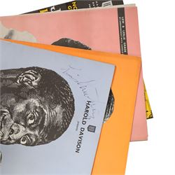 Signed Louis Armstrong 'Harold Davison presents Louis Armstrong and His All Stars' souvenir programme, signed to top left corner by Louis Armstrong, together with five further Jazz programmes and a Jazzways book