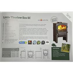 Town & Country Fires - 'Little Thurlow' smoke control eco multi-fuel stove, 5kW output, retail price - £1,456