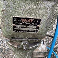 Wolf NW 10 heavy duty drill, 31mm with transformer and circular saw  - THIS LOT IS TO BE COLLECTED BY APPOINTMENT FROM DUGGLEBY STORAGE, GREAT HILL, EASTFIELD, SCARBOROUGH, YO11 3TX