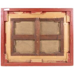 Manner of Thomas Hand (British fl.1790-1804): Thatched Farmhouse and Cattle, oil on canvas unsigned 45cm x 60cm 