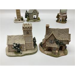 Fourteen Lilliput Lane, to include Bo-Peep Tea Rooms, Snowdon Lodge, The Great Equatorial, Big Ben in Winter, St Joseph's Church etc, all with original boxes and some with deeds 