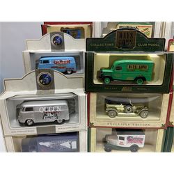 Collection of Days Gone/ Lledo die-cast models including thirty Lledo Promotional Models, seven Exclusive Edition and thirty-three Collectors Club models, all boxed (70)