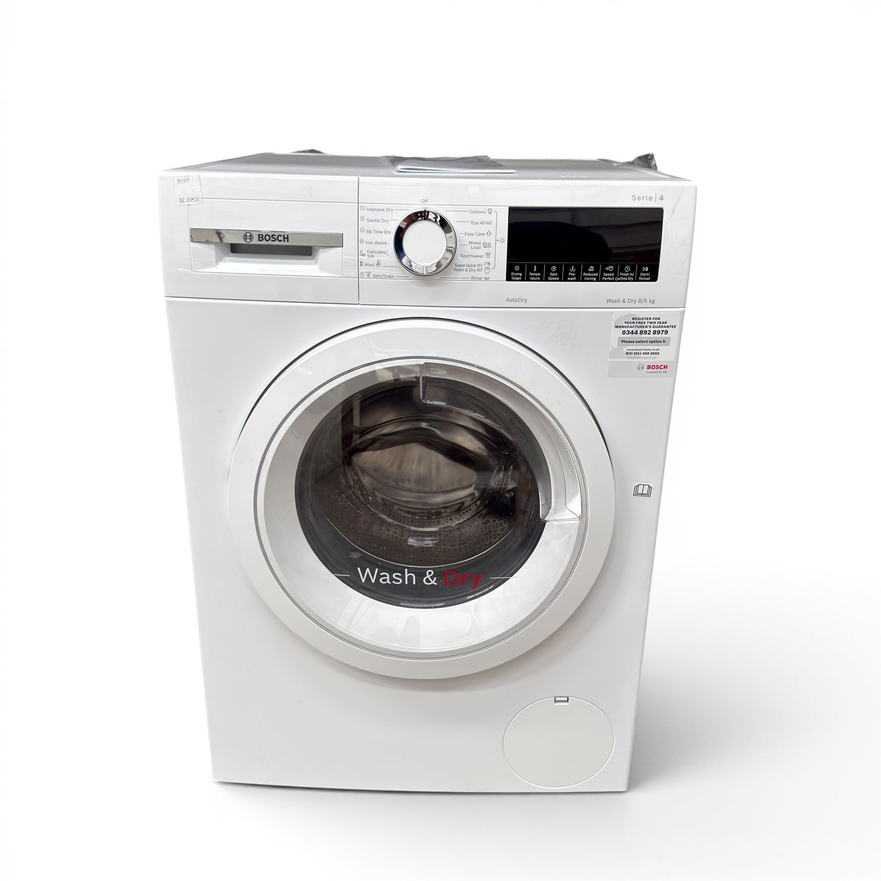 Bosch - Washer dryer 8/5 kg max. 1400 rpm - WNA134U8GB