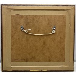 Darren Rees (British 1961-): Seagull, watercolour signed 13cm x 19cm 
Notes: Rees studied Mathematics at Southampton University, teaching the subject for a short time before pursuing painting full-time. His work has attracted many awards including the Natural World and RSPB Fine Art Awards, winning the Swarovski/Birdwatch and BBC Wildlife Artist of the Year competitions, and more recently he was crowned David Shepherd Wildlife Foundation Artist of the Year 2021. His first solo book Bird Impressions was runner up in the Natural History Book of the Year. Most recently, Darren was appointed Artist in Residence by Friends of the Scott Polar Research Institute, traveling to Antarctica with the Royal Navy.