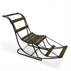 Victorian wrought metal strapwork and wo