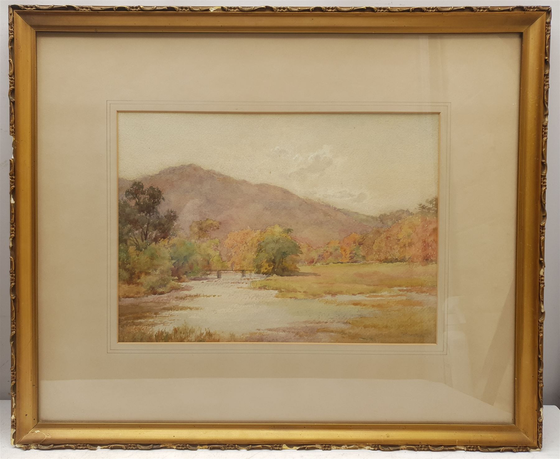 Cuthbert Rigby (British 1850-1935): Lake District Landscapes, two watercolours, one signed with indistinct monogram, the latter signed, 39cm x 54cm and 26cm x 36cm (2)