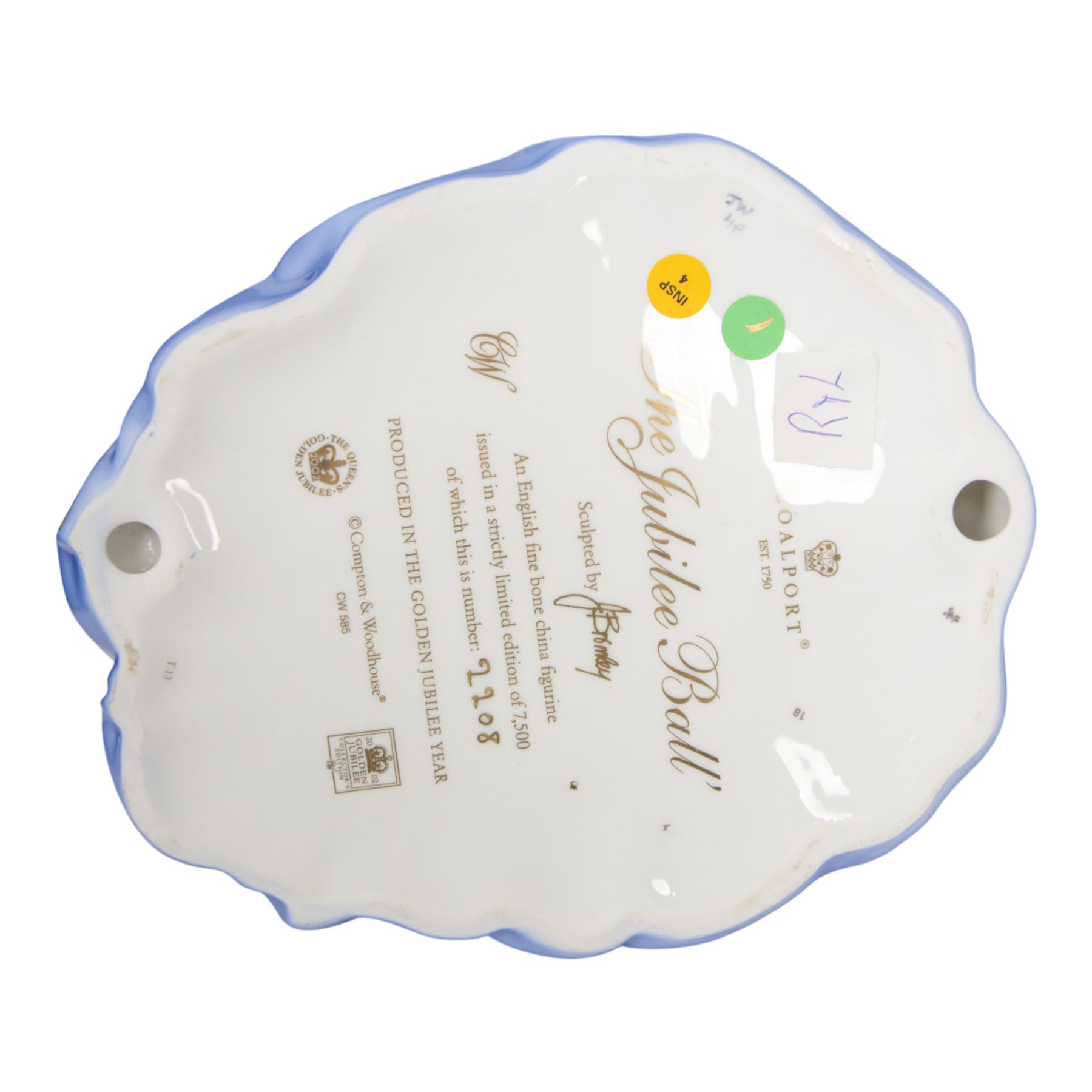 Two Coalport figures, The Dream Unfolds and The Jubilee Ball