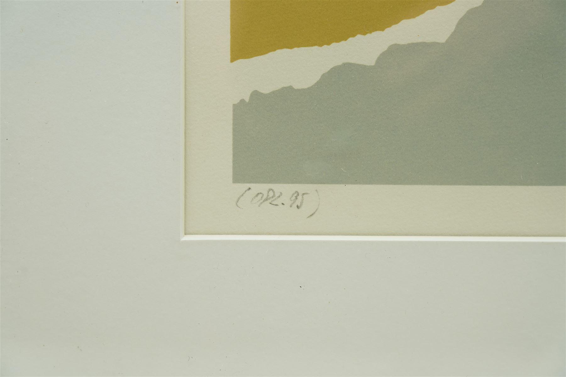 Preben Franck Stelvig (Danish 1942-2021): 'Stormens Sol-Torso', limited edition lithograph in colours signed inscribed numbered and dated '80 in pencil 51cm x 43cm