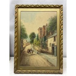 Albert Milton Drinkwater (British 1860-1917): 'Knaresborough', watercolour signed, titled on mount 44cm x 40cm 