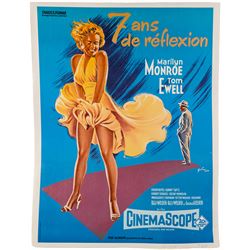 Marilyn Monroe - two European film posters, comprising The Seven Year Itch (7 ans de reflexion), French poster after the 1955 film starring Marilyn Monroe and Tom Ewell, linen backed, 81 x 61cm and Let's Make Love (El Multimillonario), framed and glazed Spanish poster after the 1960 film, starring Marilyn Monroe and Yves Montand, 100 x 70cm, together with a framed Life Magazine newstand poster featuring Marilyn as the cover star and a Life book 'Remembering Marilyn