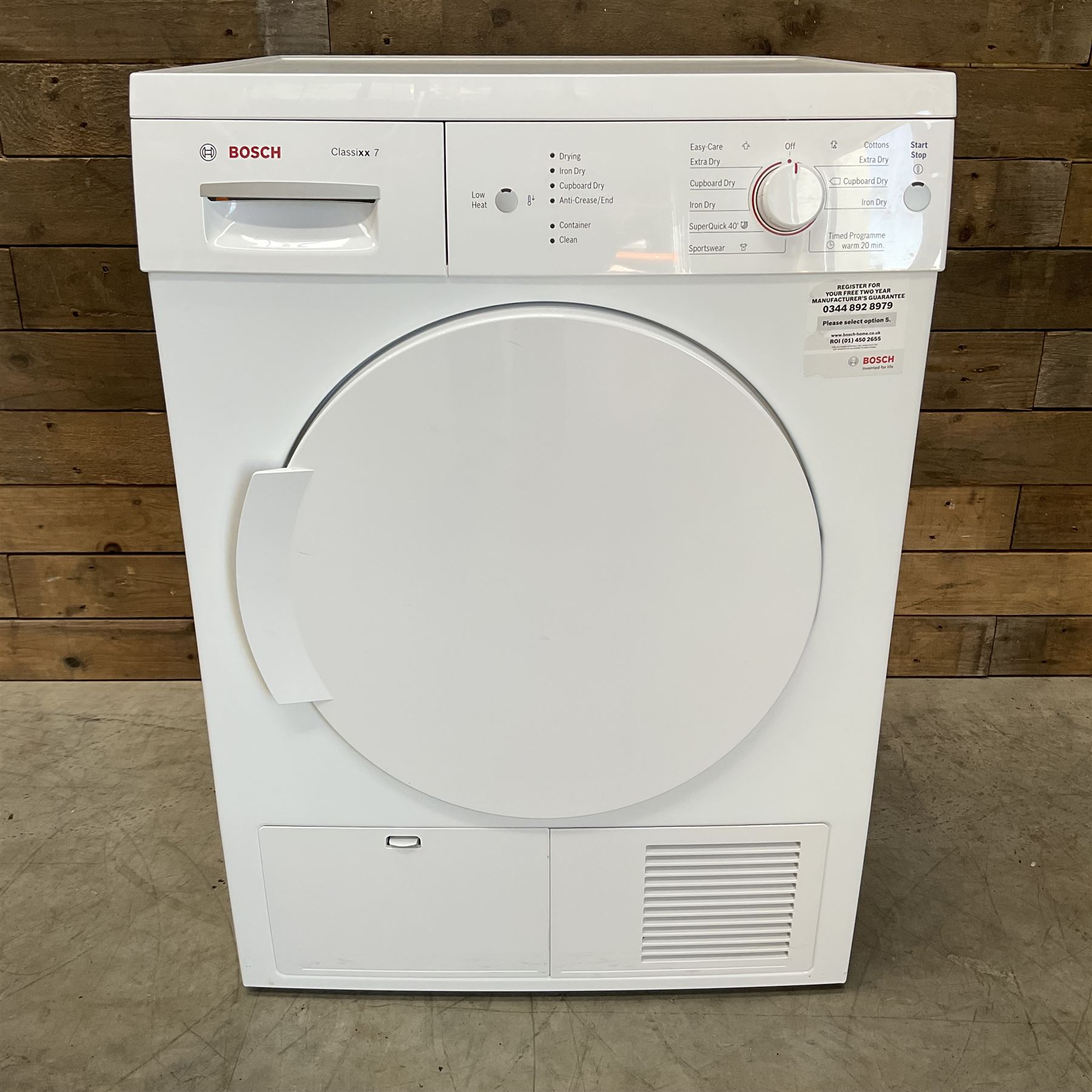Bosch Classixx 7 tumble dryer 