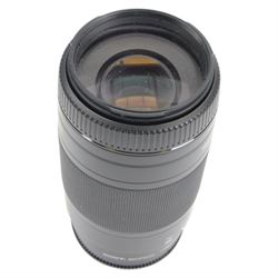 Sony A290 DSLR camera serial no. 5315268, with three Sony lenses including F4.5-5.6 75-300mm, boxed, DT F4-5.6 55-200mm lens and a F3.5-5.6 18-55mm lens, together with various accessories including a Ye Digital Remote Control, Manfrotto Element Monopod, Tamron F/3.5-6.3 lens, three Lowepro camera bags and two digital photography camera guide books