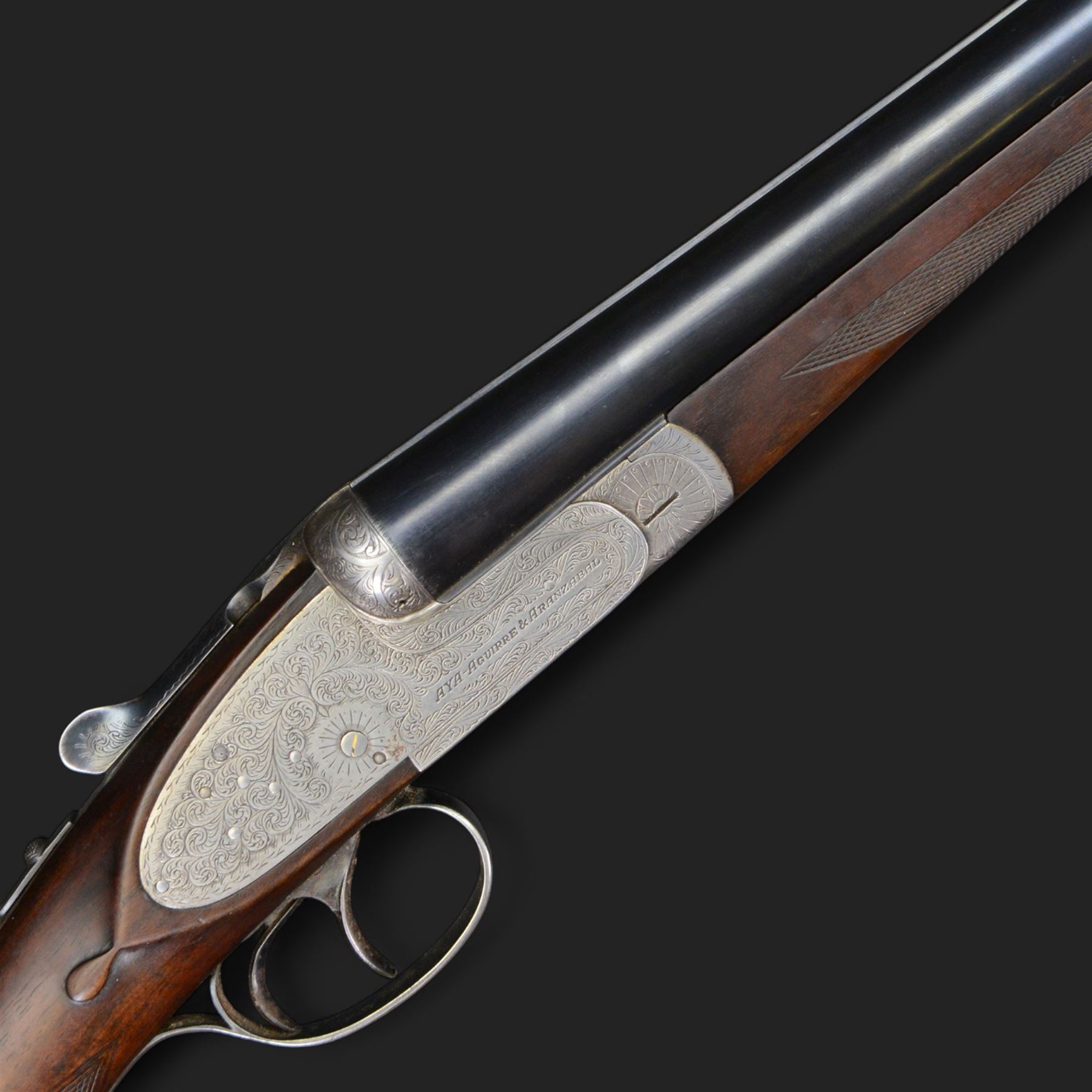 SHOTGUN CERTIFICATE REQUIRED - Aguirre Aranzabal AYA, 12 bore sidelock ejector side by side double barrel shotgun with 66cm (26