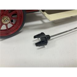 Mamod SA1 ‘Steam Roaster’ live steam car in cream and red, with original box 