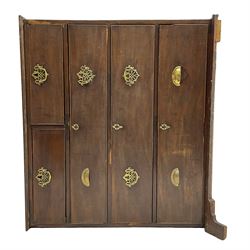 George III mahogany chest, moulded rectangular top over two short and three long drawers