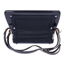 Hohner Bariton 371 basso piano accordion, with 37 keys, in black gloss finish, with carry stap and hard case