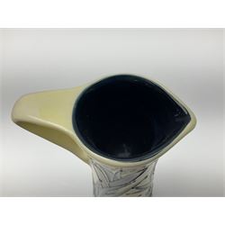 Moorcroft jug, decorated in Bulrush and Water Lily pattern, with printed marks beneath, H24cm