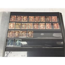 Great British and World Queen Victoria and later stamps, including penny lilacs, halfpenny bantams, various King Edward VII issues, Netherlands, Canada, Cape of Good Hope etc, housed in a stockbook