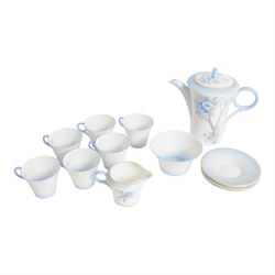 Shelley coffee service for four in Phlox pattern | Ceramics | 167414