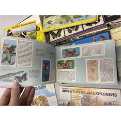 Over eighty trade card albums by Brooke Bond, Lyons, PG Tips, Hornimans, Ty-Phoo etc including some duplicates; and large quantity of loose trade cards