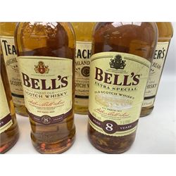 Teacher's Highland Cream Scotch whisky, 40% vol, 1l, three bottles and 70cl one bottle, together with Bell's Old Scotch whisky, 40% vol, 1l, two bottles and 70cl one bottle