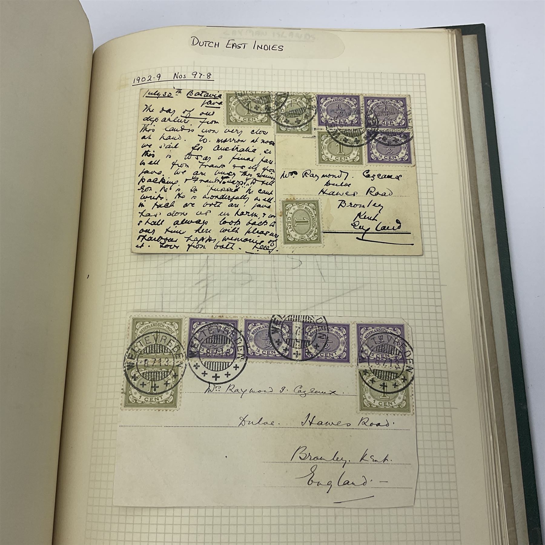 World stamps including Andorra, Austria with 1858 and later issues, Belgium with imperfs and later, Belgium, Cuba, Czechoslovakia, Denmark, Ireland, France, Germany with Hamburg, Lubeck, Oldenburg, Saxony etc, Greece, Hungary, the Netherlands, Spain etc, housed in two albums 