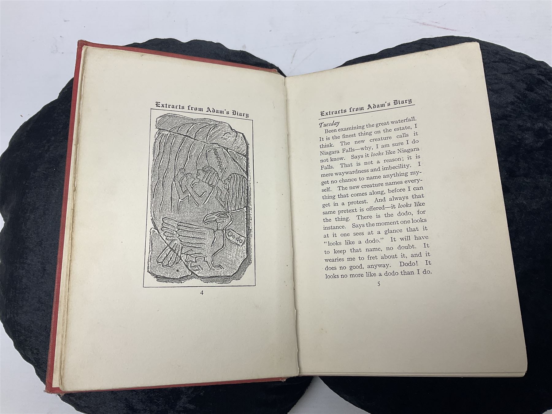 Mark Twain; Extracts from Adam's Diary, Harper & Brothers 1904 