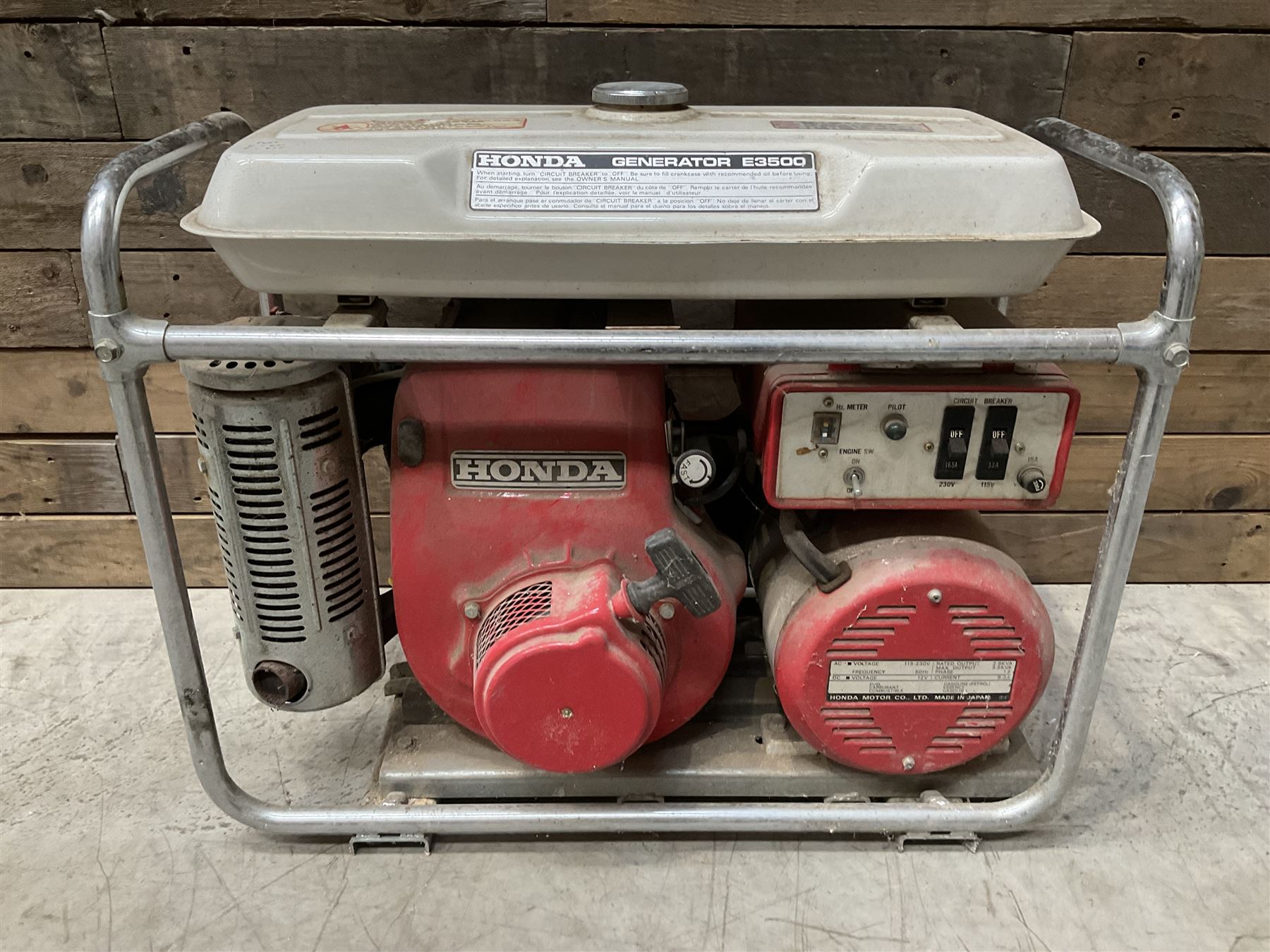 Honda E3500 petrol generator