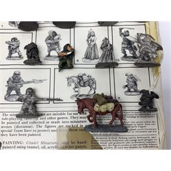 Citadel Miniatures; Games Workshop Dungeon Adventurers starter set in original box, with further associated miniatures 