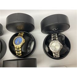 Collection of wristwatches including Curtis Liberty, eight Claude Valentini, Jeep, Limit, Avia, Philip Persio and Sekonda (27)